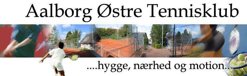 Mesterskab Og faldskærm Aalborg Østre Tennisklub. AØT. Hyggelig tennisklub i Aalborg. Hygge, nærhed  og motion.